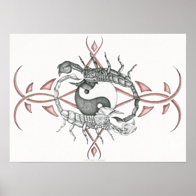 Escorpiões do Poster de Balanço (Frente)