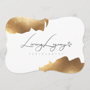 Escova Dourado LISA dos CARTÕES DE AGRADECIMENTOS