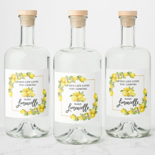 Escova Limoncello Lemons (Garrafas)