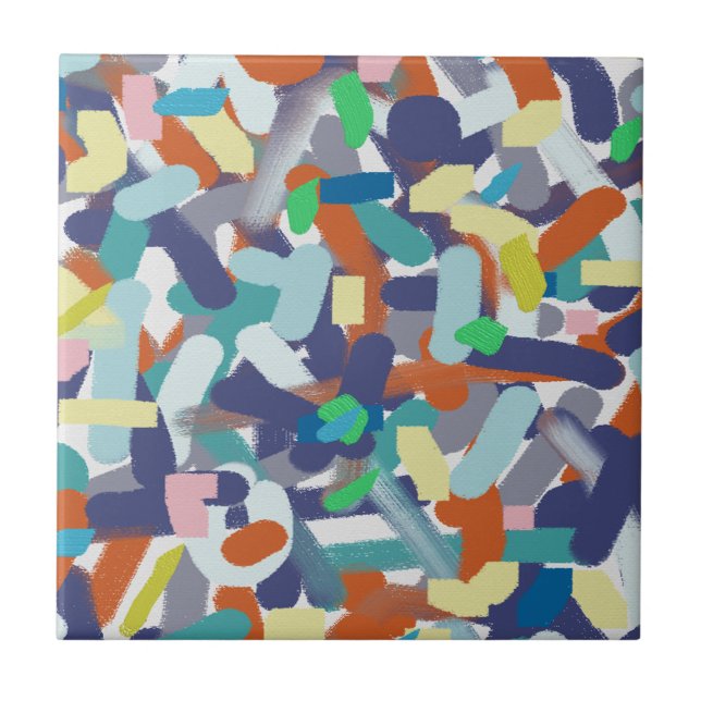 Escovas de Tinta abstrato (Frente)