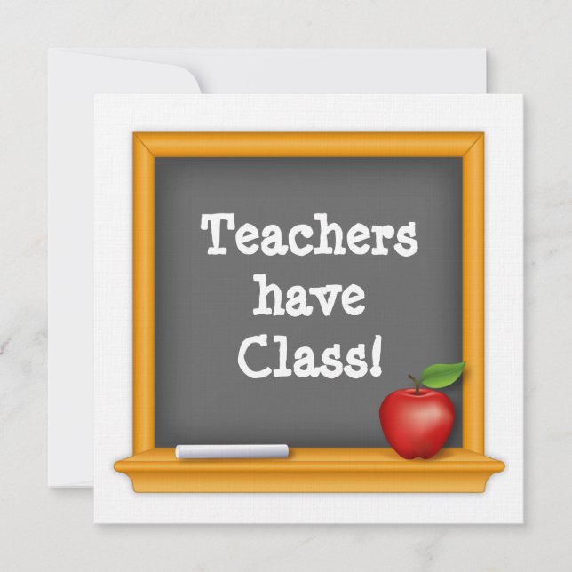 Escreva uma nota: Professores têm placa de classe (Frente)