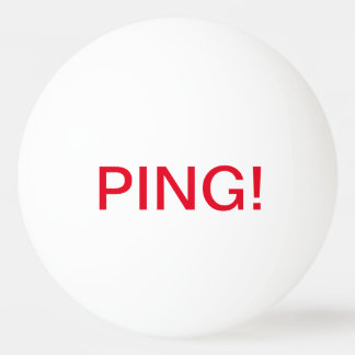 Escrevendo: PING! , PONG! ; Bola de Pong do sibilo