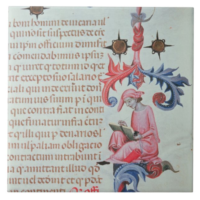 Escrevente ou chronicler, possivelmente um retrato (Frente)