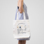Escrita cinzenta azul, mãe do bolsa<br><div class="desc">Marinho azul de verão,  cinzenta moderna coquetel de solteirona mãe da bolsa design do noivo.</div>