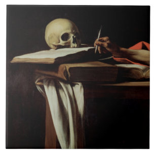 Escrita de St Jerome, c.1604 (detalhe de 64911)
