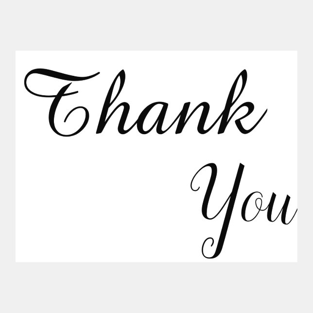 Escrita Moderna de agradecimentos (Frente)