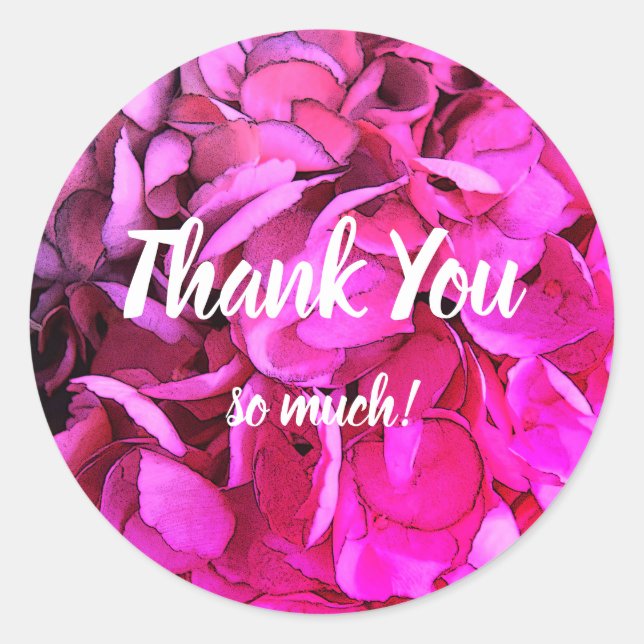 Escrito À Mão Muito Obrigado! Adesivos (Frente)