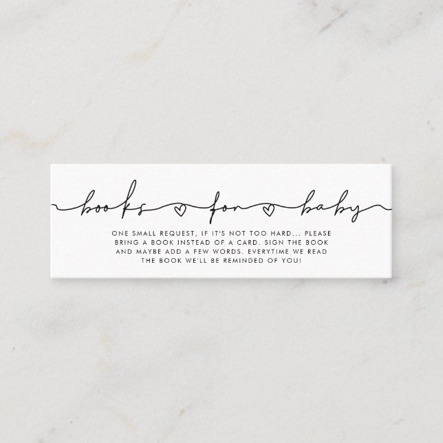 Escrito branco bonito Livros para o cartão de soli (Frente)