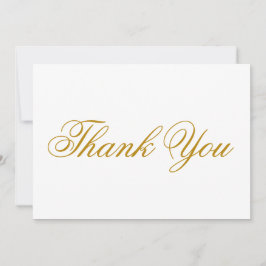 Escrito elegante branco de ouro escuro Obrigado no