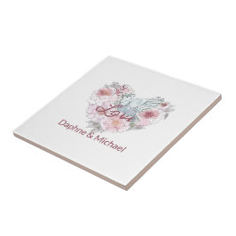 Escrito Elegante Rustic Modern Chic Heart Script