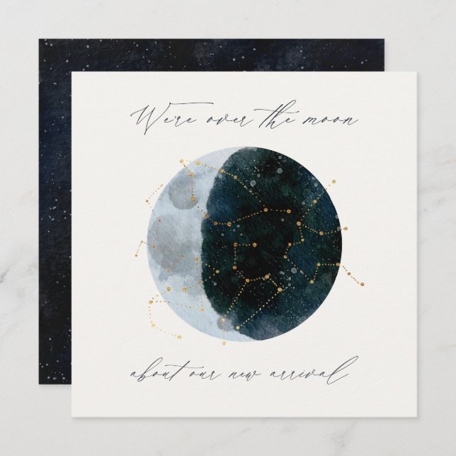 Escrito moderno: estrela da Lua da Lua da Lua (Frente/Verso)