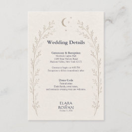 Escrito nas Estrelas Convite de Casamento Celestia
