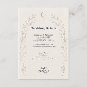 Escrito nas Estrelas Convite de Casamento Celestia