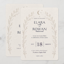 Escrito nas Estrelas Convite de Casamento Celestia