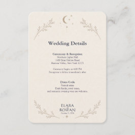 Escrito nas Estrelas Convite de Casamento Celestia