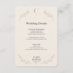 Escrito nas Estrelas Convite de Casamento Celestia