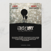Escrito no Convite de casamento "Poster de filmes"