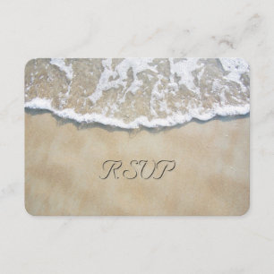 Escrito no Sand Beach Wedding RSVP