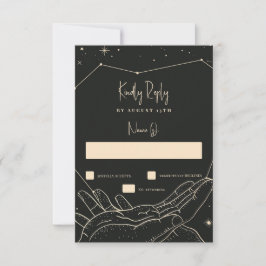 Escrito no Stars Wedding RSVP
