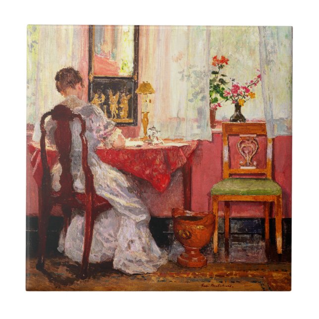 Escrito por Gari Melchers, (Frente)