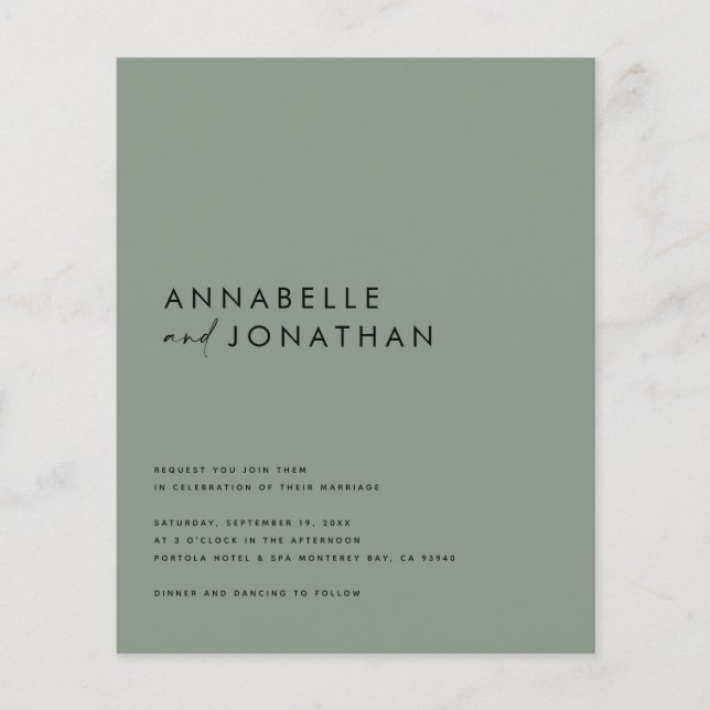 Escrito preto moderno - natas - mínimo (Frente)