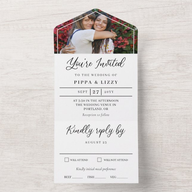 Escrito preto Você é Casamento Fotográfico Convida (Interno)