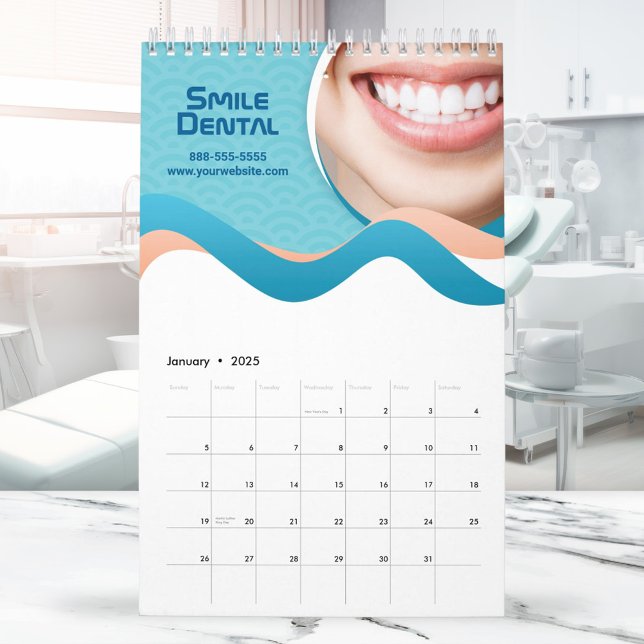 Escritório de Calendário de Marcas Clínicas Dentár (Criador carregado)