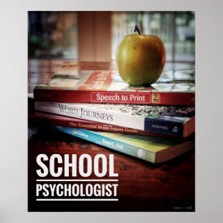 Escritório de psicologia escolar Poster Impressão