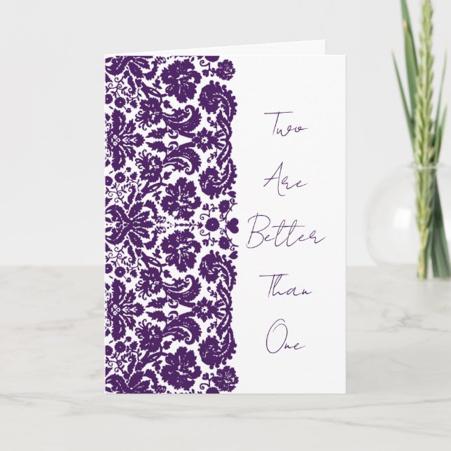 Escritura Cristã de Convite para casamentos tema d (Frente)