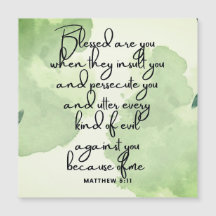 Escritura de 10 Dias em Batitudes Verso 5:11 Magne