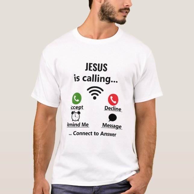 Escritura De Camisa Jesus Chama Homens (Frente)