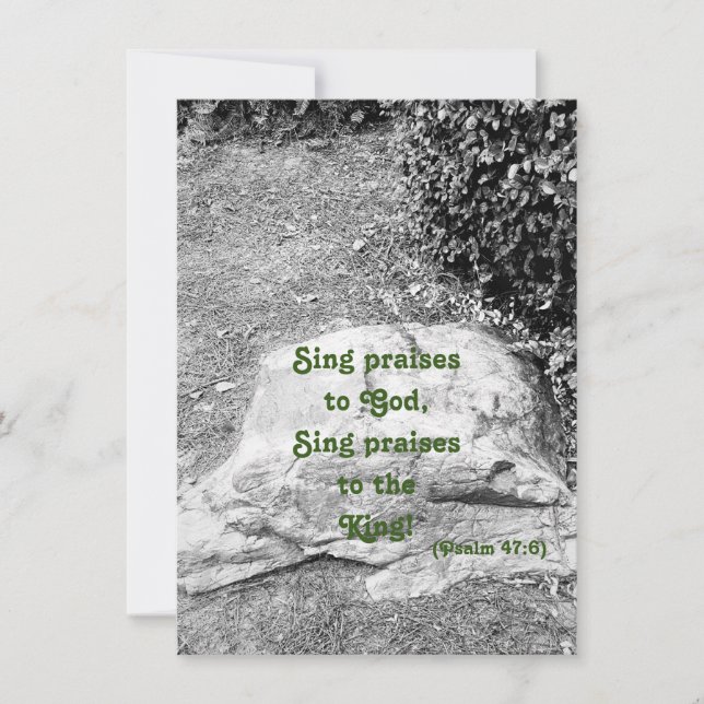 Escritura de um Cartão de Saudação Simples Elogist (Frente)