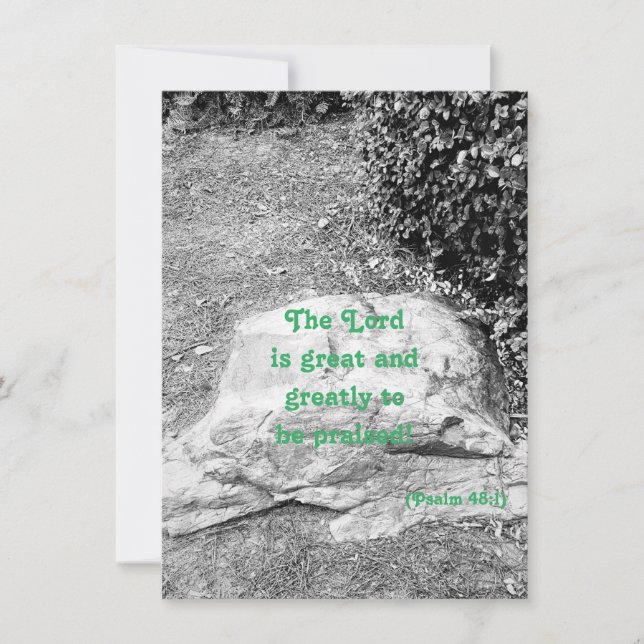 Escritura de um Cartão de Saudação Simples Elogist (Frente)