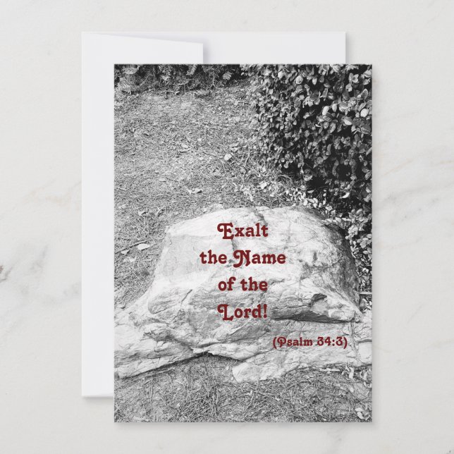 Escritura de um Cartão de Saudação Simples Elogist (Frente)