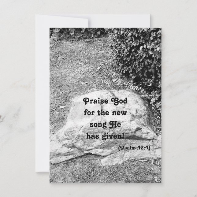 Escritura de um Cartão de Saudação Simples Elogist (Frente)