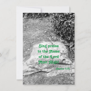 Escritura de um Cartão de Saudação Simples Elogist