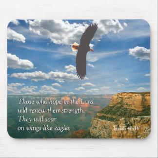 Escritura Mousepad do 40:31 de Isaiah