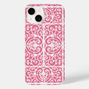 Escroque rosa e branco