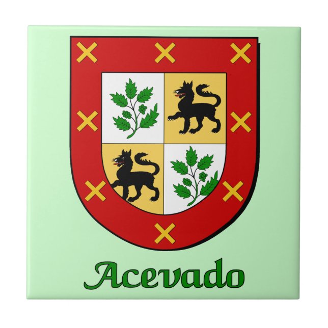 Escudo da família Acevado (Frente)