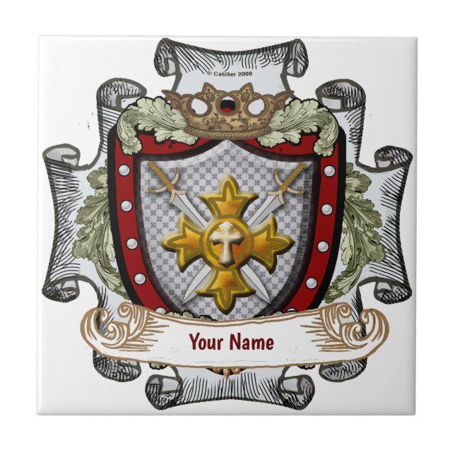 Escudo da Vitória Sobrenome  (Frente)