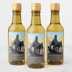 Esculpem a ponte de Anichkov na Rua. Petersburgo