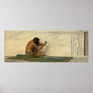 Escultor Aztec - Poster de Forest Bush Fine Art