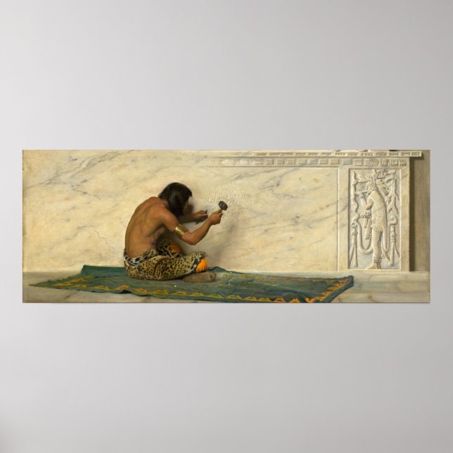 Escultor Aztec - Poster de Forest Bush Fine Art (Frente)