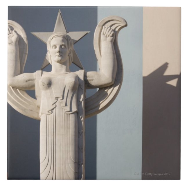 Escultura do art deco na feira do estado de Texas (Frente)