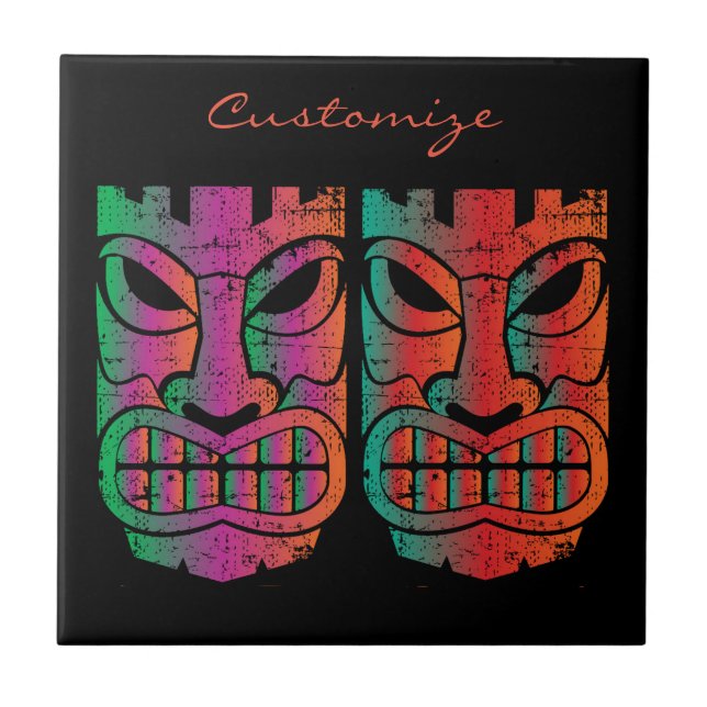 Escultura gêmea Thunder_Cove de Tiki (Frente)