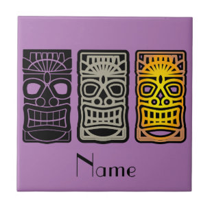 Esculturas de Tiki triplas Thunder_Cove