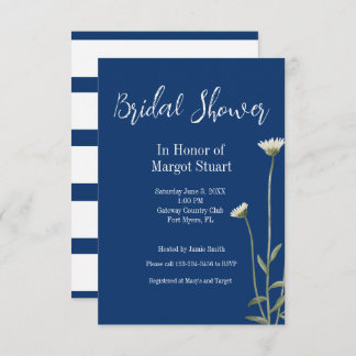 Escuro Branco Elegante Daisy Marinho Escuridão Bra