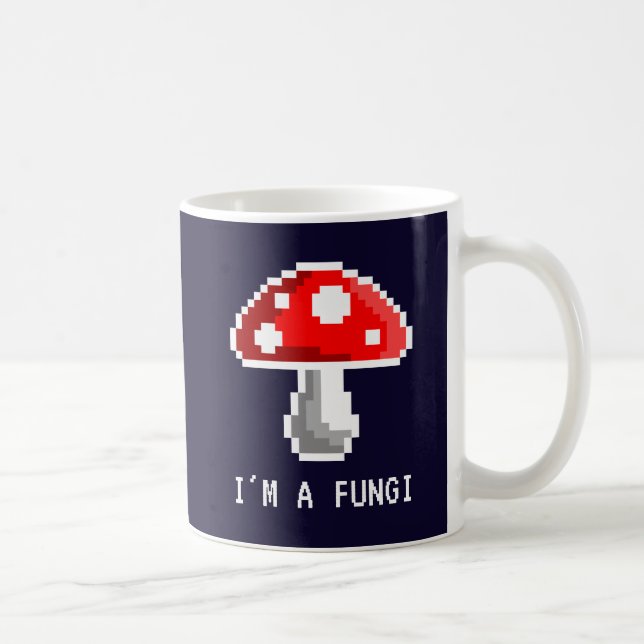 Escuro, sou uma Caneca de Cogumelo Fungi (Direita)
