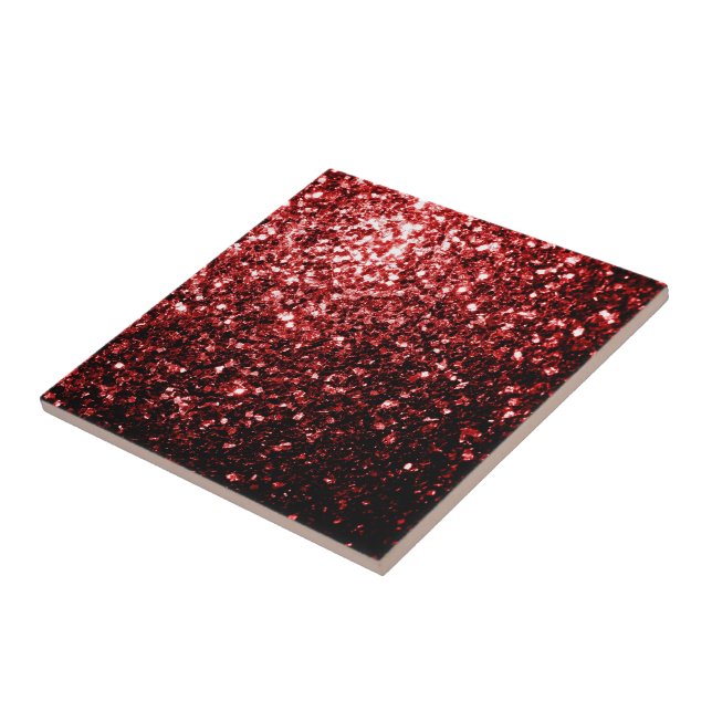 Escuro Vermelho Escuro Glitter brilha Glamor (Lateral)