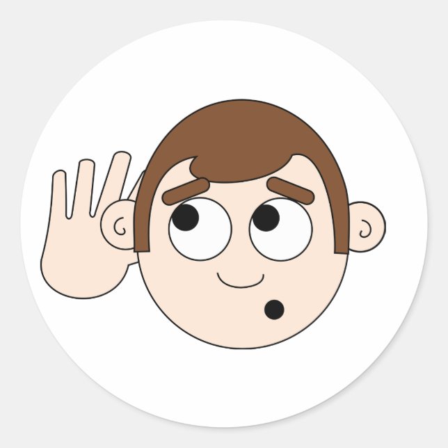 Escutando adesivos (Frente)